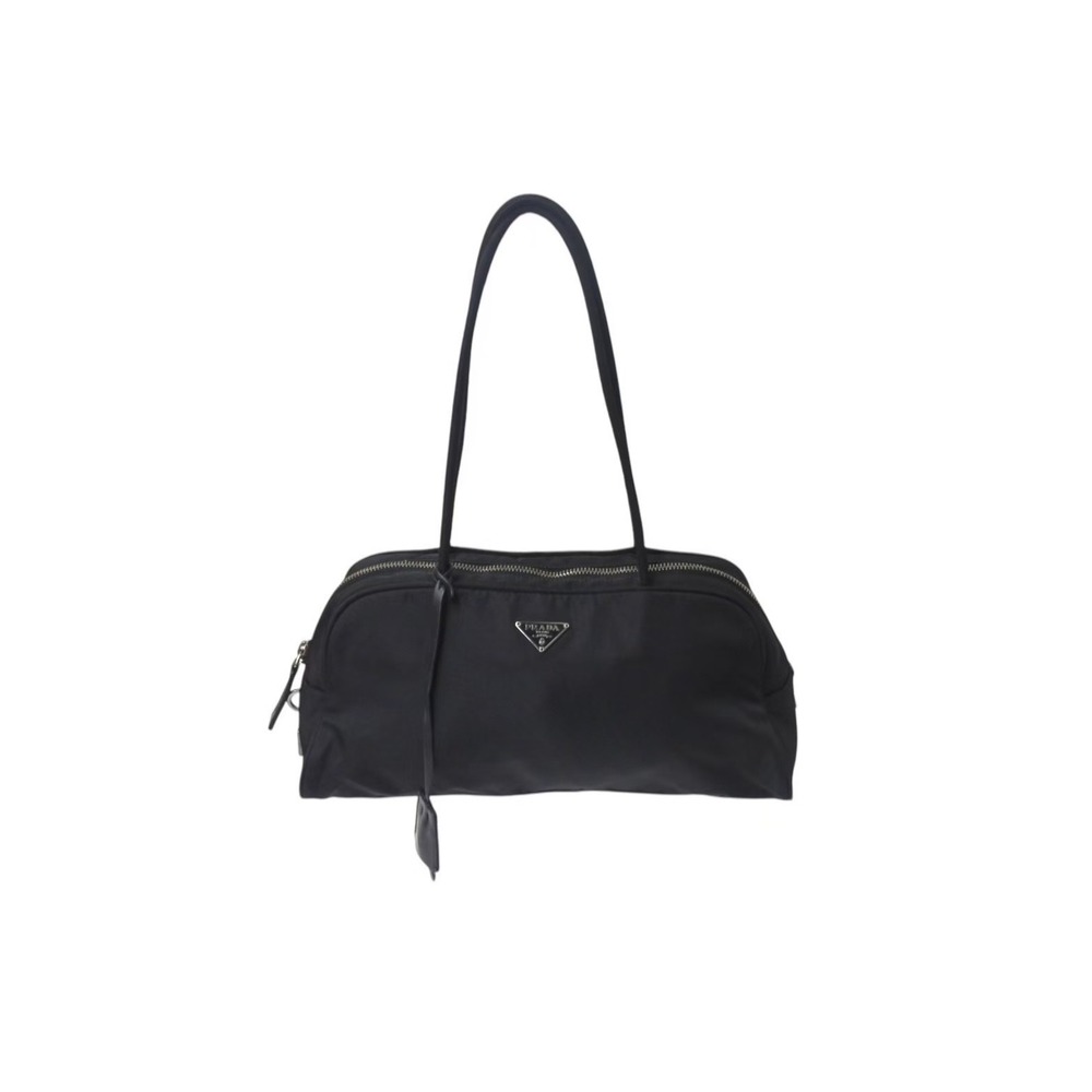 Prada Shoulder Tessuto Bowling Bag Nylon - Picture 2 of 8